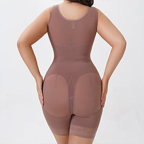 PROWAISTTRAINER Female High-waist Body Shaping Jumpsuit Tight-fitting Abdomen-lifting Hip-lifting Underwear Zipper Bottom