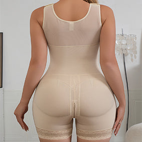 PROWAISTTRAINER Female High-waist Body Shaping Jumpsuit Tight-fitting Abdomen-lifting Hip-lifting Underwear Zipper Bottom