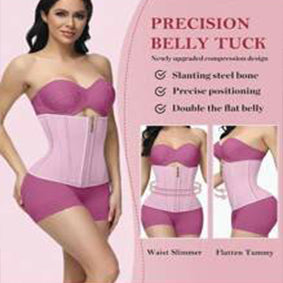 PROWAISTTRAINER Latex Waist Abdomen Tight Pressure Belt Female Sports Shaping Girdle Hourglass Goddess