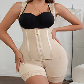 PROWAISTTRAINER Women High Waist Abdomen Hip Wide Shoulder Strap Hourglass Chest Tight Body Shaping Clothes