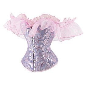 Womens PROWAISTTRAINER Jacquard Satin Lace Palace Corsets Ladies Body Shaping Clothes Explosions Plus Size Underwear