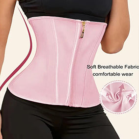 PROWAISTTRAINER Latex Waist Abdomen Tight Pressure Belt Female Sports Shaping Girdle Hourglass Goddess
