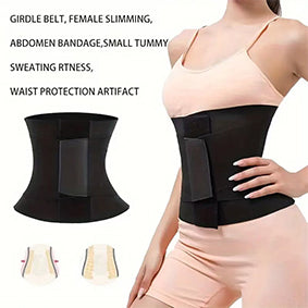 PROWAISTTRAINER Waist Trainer Fitness Exercise Bound Corsets Tummy Wrap Waistband Female