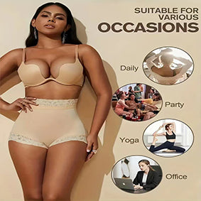 High Waist Hip Tummy Shorts Summer Body Shaping Comfortable Boxer Lace Ladies Tight Pants PROWAISTTRAINER Woman