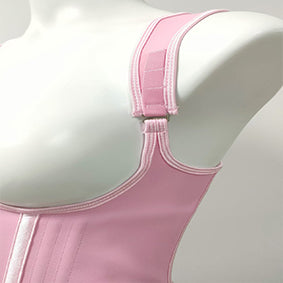 PROWAISTTRAINER Latex Waist Belt 15-bone Posture-correcting Vest abdomen Zipper-Breasted Retro Body-shaping Tops